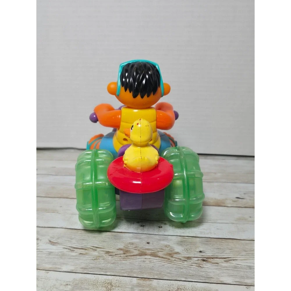 Sesame Street‎ Ernie Splashin Fun Toy 2001 Pull String VIDEO Vtg Bath TV Show